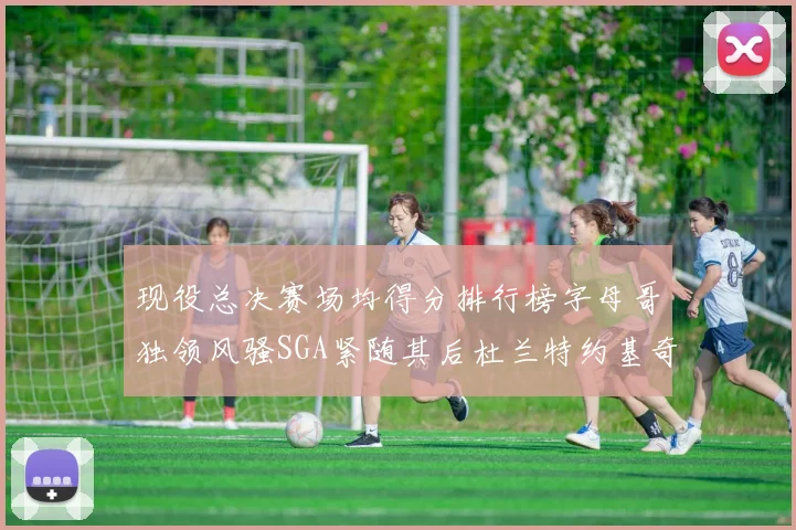 现役总决赛场均得分排行榜字母哥独领风骚SGA紧随其后杜兰特约基奇东契奇争夺第三